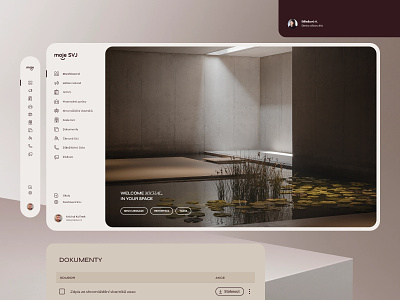 Moje SVJ - dashboard admin clean dashboard design minimalism modern ui ux web webdesign