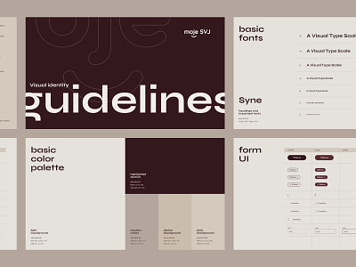 Moje SVJ - guideline clean dashboard design guideline modern style guide ui uiux web webdesign