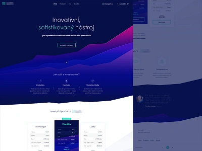 Investment instruments dark investing money uiux web website