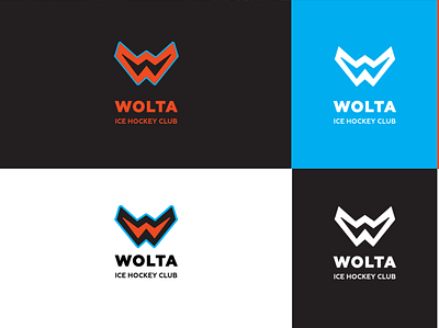 Wolta Ice Hockey Club Logo branding design logo