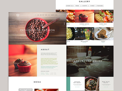 Pepper Template flat design onepage sketch app typo ui ux web web design