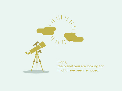 Oops! 404 not found 404 astronomy disappear found illustrate planet telescope