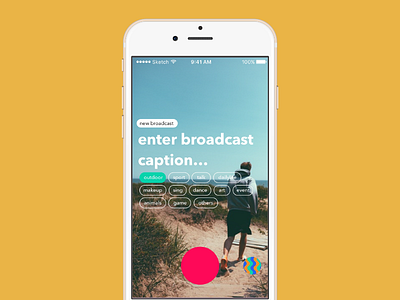 live.ly homepage broadcast category live streaming ui
