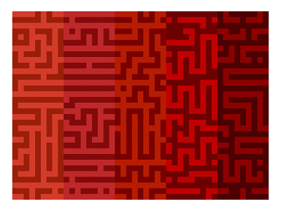 Color labyrinth - RED