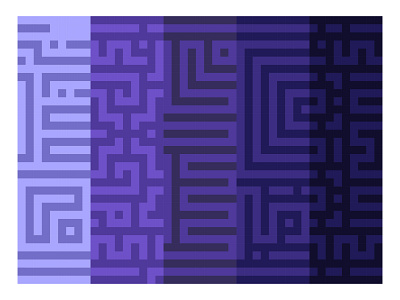 Color labyrinth - PURPLE