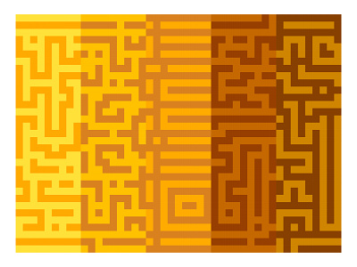 Color labyrinth - YELLOW abstract design editorial flat illustration illustrator labyrinth minimal passion project pattern poster print project vector vectorart