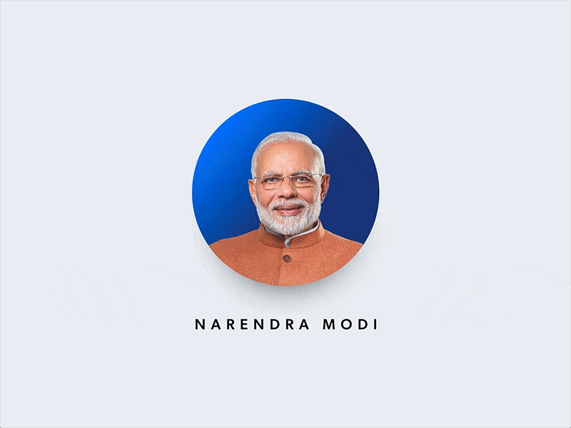 The Narendra Modi App application design goverment india narendramodi ui ux