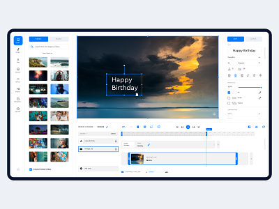 Video Editing Product UI