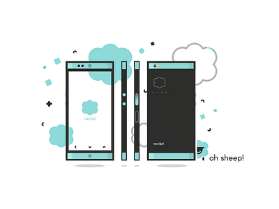 Nextbit Icon Design brand icon line icon mobile nextbit