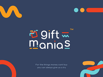 Gift Manias Logo Design box craft gift gift mania giftbox graphic design logo design