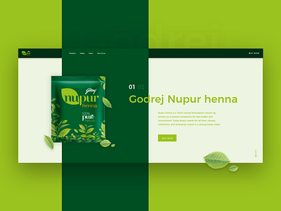 Godrej Nupur Henna Website Concept