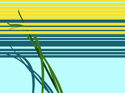 Yellow Stripes Illustration