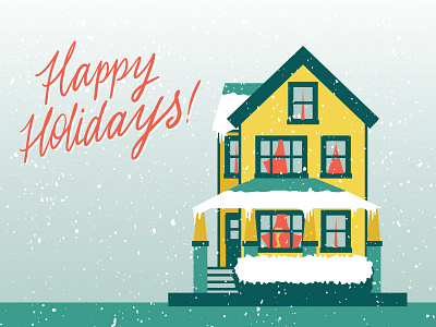 A Christmas Story House christmas story cleveland design holiday illustration illustrator midwest movies ovaltine