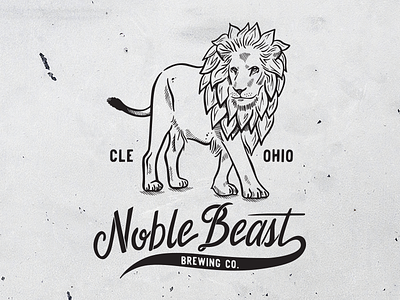 Hops Lion for Noble Beast Brewing Co.