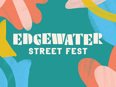 Edgewater Street Fest Branding brand brand identity branding cleveland design event identity festival hand lettering lettering type typography