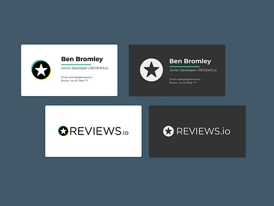 REVIEWS.io Business Cards Mockup