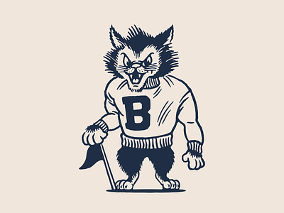 Vintage Cat Mascot