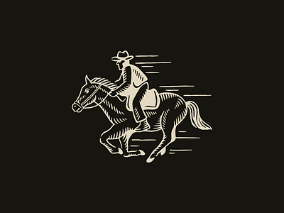 Cowboy badge branding cowboy design graphic design hand drawn illustration logo vector vintage western