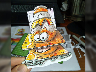 Back to Dribbble art copic draw fun game design illustration markers