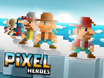 Pixel Heroes game heroes mobile pixel tablet video game