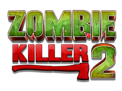Zombie Killer 2 - Game Logo game game design logo mobile game video game