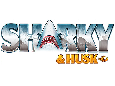 Sharky & Husk game logo