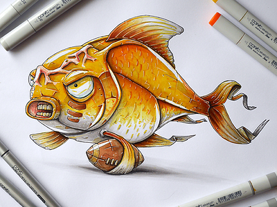 Goldfish scooping (Kingyo Sukui) by LIGHT THE WAY Inc. on Dribbble