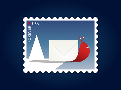 Snail Mail - Stamp dbm design challenge forever post office snail snail mail snailmail stamp stamp design stamps us post office us postal office usa