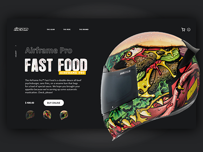 fast food website 3d animation branding graphic design logo motion graphics ui webdesing website