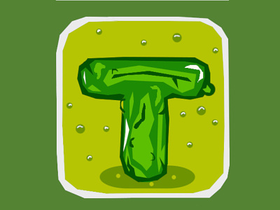 Pickle T ICON logo 3d animation branding graphic design logo motion graphics ui