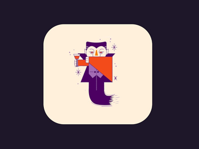 Tumblr T-Icon 3d animation branding graphic design logo motion graphics ui