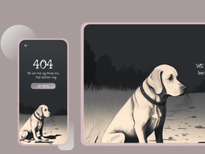 404 error page 3d animation branding graphic design logo motion graphics ui