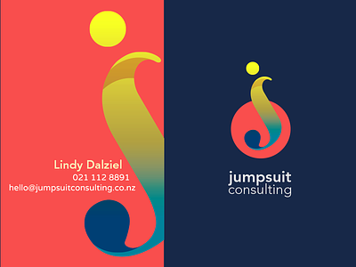 Jumpsuit branding branding business card logo