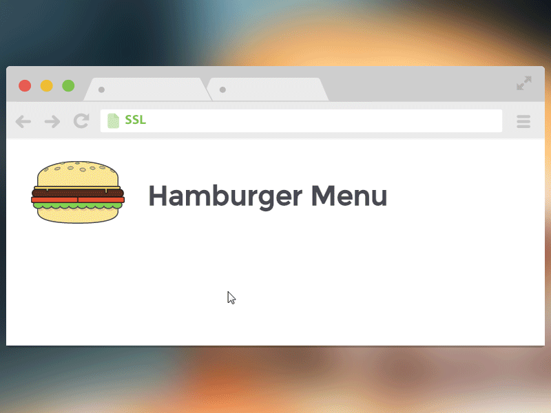 Hamburger Menu hamburger menu motion