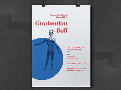 Medical graduation ball ball graduation graphic poster