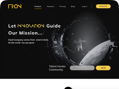 Space Travel Hero Page design figma graphic design s[pace space ui ux
