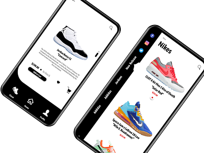 Sneaker App Design