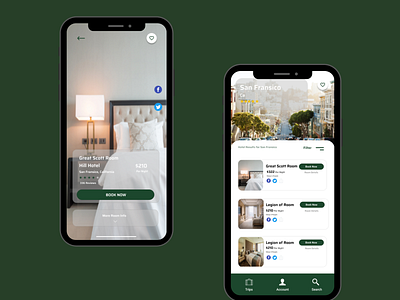 Hotel App Design app design deisgn logo ui ux