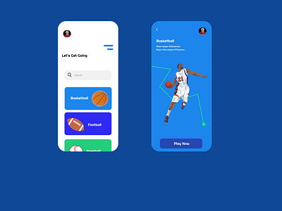 Sports League App - UI Basic