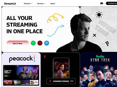 Streaming Site UI app design deisgn design ui ui design ux web design