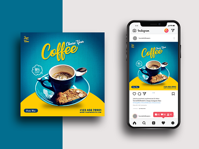 Coffee Banner ads advertising branding coffee coffee banner coffee post colorful design creative designs design facebook post graphic design instagram post maketing poster professional social media banner social media post social media template ui unqiue design