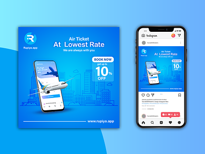 Air Ticket Book Banner