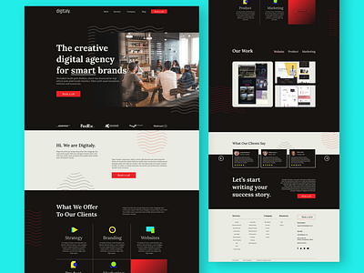 Digital Agency Landing Page #1