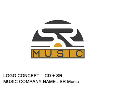 SR Music logo design music music channel music icon music logo music logo design music logo idea music studio music vector