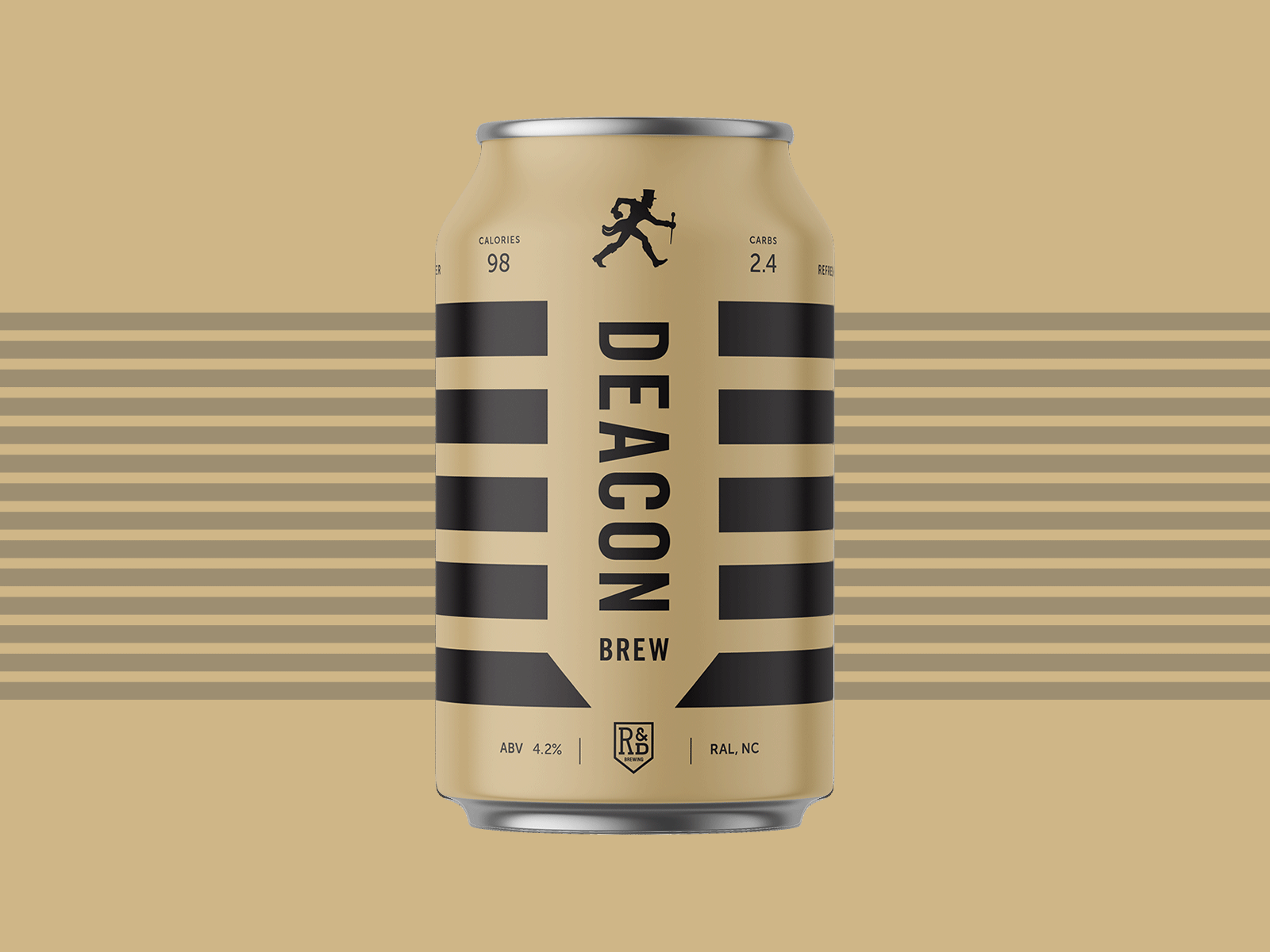 Deacon Brew - 'Home Jersey' Can Design alchohol beer branding can design craft cultist design graphic design packaging packaging design typography