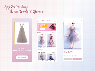 App Online Shop 'Dress Trendy & Glamour'