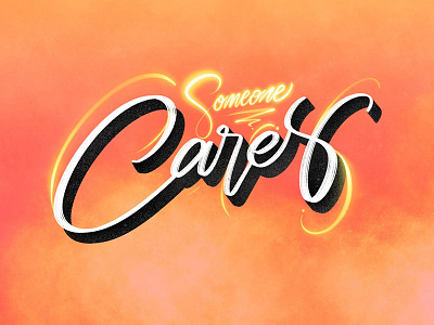 Someone Cares Lettering