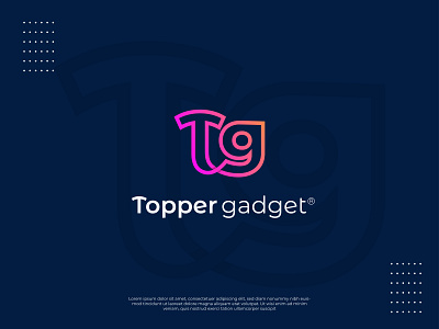 TG Logo For Gadget Shop gadget gadget logo gadget logo design gradient logo latest logo shop logo tg tg logo