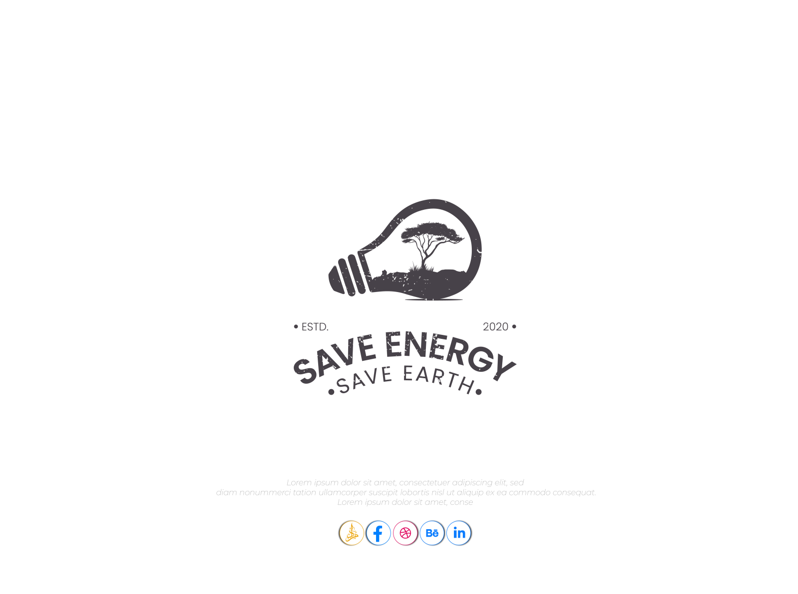 Save water and save earth logo - stock vector 3038993 | Crushpixel