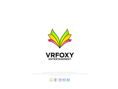 V letter Fox logo